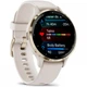 Смарт-годинник GARMIN Venu 3S Soft Gold S. Steel Bezel with Ivory Case and S. Band (010-02785-04) - зображення 3