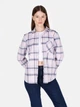 Рубашка хлопковая женская Colin's CL1073285PLI XS Light Pink в клетку (8684112598932) - изображение 1