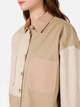 Рубашка хлопковая оверсайз женская Colin's CL1072136LKH M-L Light Khaki (8684112469041) - изображение 4