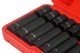 Набір ударних головок Mar-Pol M58259, 20 предметів, 1/2", 10-19 мм, короткі та довгі, для гайковерта, у металевому кейсі - зображення 2