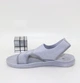 Жіночі трикотажні босоніжки на еластичній підошві OK SHOES 38 24.5см сірий - изображение 6