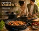 Набор кастрюль с антипригарным покрытием Edenberg Cookware Set для всех плит, набор кастрюль для индукционной плиты 8 предметов, Черный - изображение 6