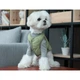 Жилетка для собак Minni Doggy прошитая полосами, на кнопках, зеленая S Cheepet (2000003552757) - изображение 2