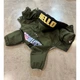 Зимовий комбінезон для собак "Hello, Good Luck" з кільцем на спинці, зелений XL Multibrand (2000003552207) - зображення 1