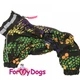 Дождевик для собак "Honeycomb" черный 10 For My Dogs (zoo0006416) - изображение 2