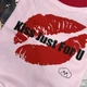 Футболка для собак "Kiss Just For U" розовый M Dog Dog 000354758 - изображение 2