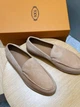 Мужские замшевые лоферы TOD'S бежевого цвета размер 41 - изображение 6