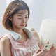 Вентилятор на шею портативный Neck Fan, аккумуляторный мини-вентилятор для охлаждения летом, беспроводной персональный шейный вентилятор-охладитель с 3 режимами скоростей и USB зарядкой Белый NFX-5-White - изображение 7