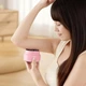 Масажер вакуумний антицелюлітний для тіла Intelligent Cupping Massage, акумуляторний електромасажер з 9 режимами та нагріванням для зменшення целюліту, лімфодренажу та покращення кровообігу Рожевий, LY-873-Pink/Black - зображення 7