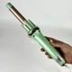 Плойка автоматична для локонів Hair Curler, електричні щипці-стайлер для завивки волосся з автоматичним обертанням та 3-ма температурними режимами (170°, 190°, 210°), стайлер для створення кучерів Зелений LY-884-Green - зображення 4