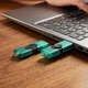 USB флеш накопитель Kingston 128GB DataTraveler Duo USB 3.2 / Type-C Black/Green - изображение 6