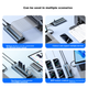 Хаб Acasis HS-710MG USB 3.1 на 10 портов с индивидуальными выключателями, 10 Гбит/с, для MacBook - изображение 9