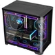 Корпус Wanjia Tianmu PLUS ATX черный с изогнутым закаленным стеклом, 10 мест под вентиляторы, СЖО 360 мм - изображение 1