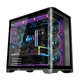 Корпус Wanjia Tianmu PLUS ATX черный с изогнутым закаленным стеклом, 10 мест под вентиляторы, СЖО 360 мм - изображение 5
