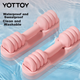 Гантель Yottoy разборная с обрезиненным покрытием 2 кг, для домашнего фитнеса, черная - изображение 7
