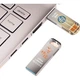 Флеш-накопичувач HP 64 ГБ USB 3.2, USB-накопичувач великої ємності Xinxinshi Orange, високошвидкісний 200 МБ/с для навчання, офісу, торгів, комп'ютера, використання в автомобілі, універсальний металевий USB-накопичувач великої ємності - изображение 1