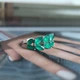 Серебряное кольцо с натуральным агатом 1.805ct, вес изделия 2,41 гр (2213307) - изображение 5