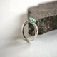 Серебряное кольцо с натуральным изумрудом 1.156ct, вес изделия 1,88 гр (2214137) - изображение 2