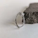 Серебряное кольцо с фианитами, вес изделия 1,47 гр (2214779) - изображение 2