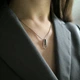 Серебряная подвеска с ониксом, фианитами (2208426) - изображение 8