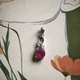 Серебряная подвеска с рубином 2.142ct, фианитами (2211419) - изображение 3