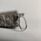 Серебряное кольцо с фианитами, вес изделия 1,79 гр (2214793) - изображение 2