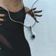 Серебряная подвеска с сапфиром 0.992ct (2214021) - изображение 5