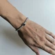 Серебряный браслет с натуральным сапфиром, вес изделия 12,55 гр (2215042) - изображение 7