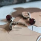 Серебряные серьги с искусственным гранатом nano 6.583ct, фианитами (60002452) - изображение 5