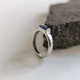 Серебряное кольцо с натуральным сапфиром 0.779ct, вес изделия 2,38 гр (2213468) - изображение 2