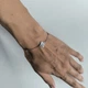 Серебряный браслет с фианитами, вес изделия 2,4 гр (2214878) - изображение 7