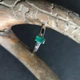 Серебряное кольцо с натуральным агатом 0.263ct, вес изделия 1,44 гр (2213284) - изображение 3