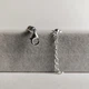 Серебряный браслет с фианитами, вес изделия 5,95 гр (2214823) - изображение 4