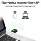 Внешний сетевой адаптер 2в1 Addap UWA-08 WiFi + Bluetooth USB 600 Мбит/с - изображение 7