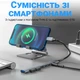 USB Type-C хаб Addap UH-04CS 7 портов USB-A 2.0/3.0, USB-C серый - изображение 9