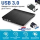 Внешний USB 3.0 оптический дисковод Addap EDB-01 DVD+/-RW пластик черный - изображение 4