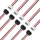 Разъем коннектор USB Type C (мама) 2 pin с проводами, 10 шт, врезные, 5В / 3А, плотное соединение, ремонт USB C, белые и черные - изображение 3