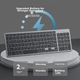 Клавиатура EWEADN беспроводная двухрежимная Bluetooth ультратонкая ножничная на 102 клавиши - изображение 7