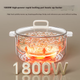 Электрокастрюля Midea HGE3006G из нержавеющей стали 316L многофункциональная, 6 л - изображение 4