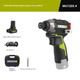 Безщітковий електричний дриль-шурупокрут WORX 12V 160N WU132X.4 (4.0AH один акумулятор) Ручний дриль-шурупокрут Міні сталева викрутка - зображення 7