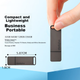 Флеш-накопичувач Thinkplus Lenovo 64 ГБ USB 3.1 Office Business, міні-портативний металевий флеш-накопичувач, серія TU100, червоний - зображення 4