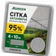 Затеняющая сетка Agreen 95% серебристая фасованная (4х10) 57469 - изображение 1