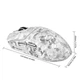 Геймерська бездротова (Bluetooth + 2,4G) миша з карбону Attack Shark RS3 ULTRA, PAW3955MAX, 8K, 52000DPI, Silver/СРІБНА (RS3US) - зображення 2