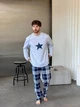 Пижамный комплект мужской "Born to Shine" 2XL (штаны+лонгслив) TL590 - изображение 1