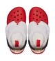 Дитячі крокси для дівчинки Crocs Classic Lined Santa Clog Varsity Red (27/28, червоний) - зображення 4