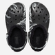 Дитячі крокси для хлопчика Crocs Baya Lined Marbled Clog Black (27/28, чорний) - изображение 4