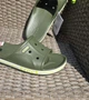 Чоловічі крокси шльопанці Crocs Bayaband Slide Army Green (45-46, зелений) - изображение 7