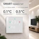 Сенсорний програмований термостат / терморегулятор Wi-Fi з голосовим керуванням та функцією пам'яті для електричної підлоги TuyaSmart MINCO HEAT М3Н white - зображення 6