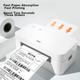 Принтер этикеток Deli GE435-W термо 80 мм с Bluetooth, для логистики и офиса - изображение 5