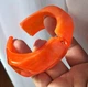 Браслет манжет широкий на механизме Оранжевый - изображение 6
